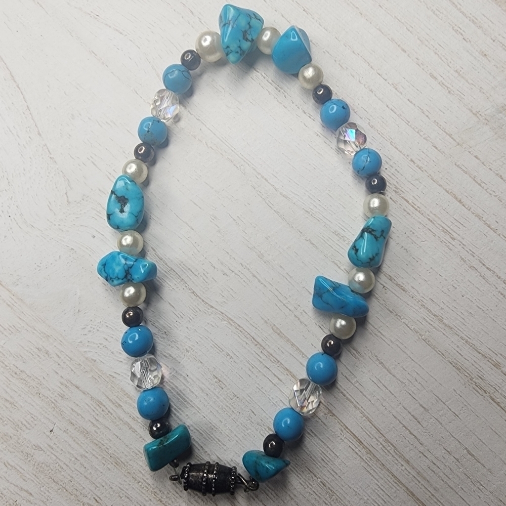 Bracelets Turquoise Color, Lot of 4 - Picture 5 of 5
